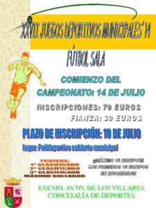 FUTBOL SALA VERANO