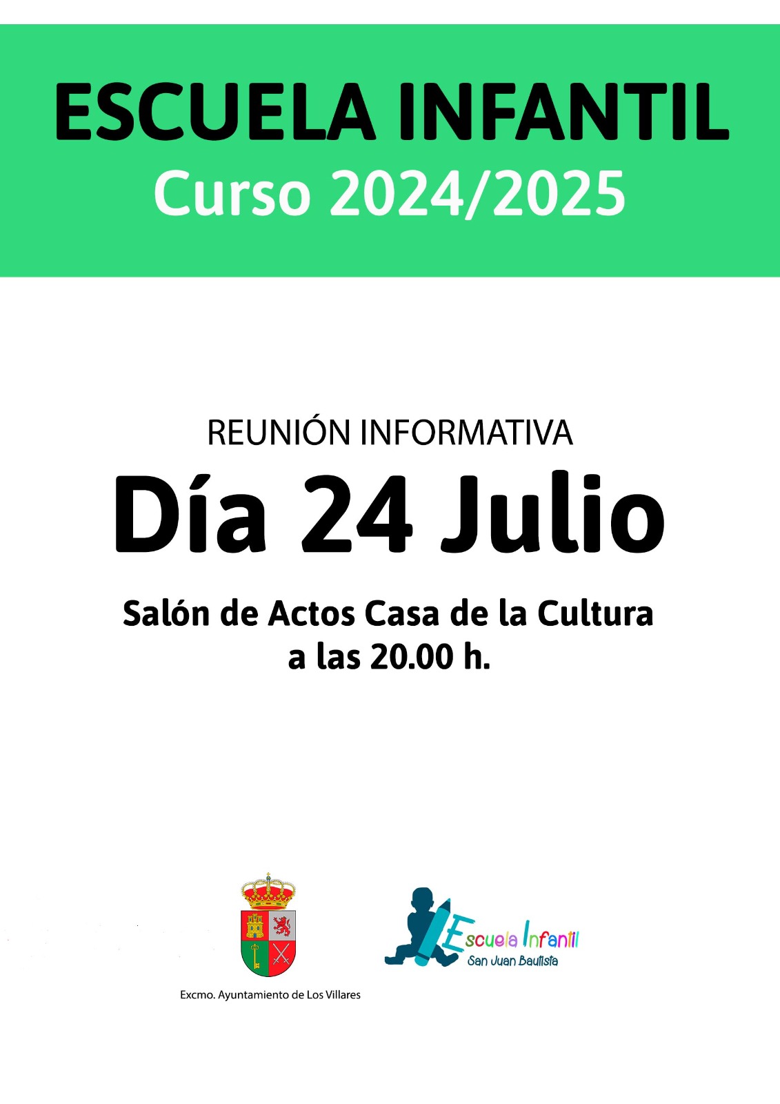 Reunión informativa Escuela Infantil